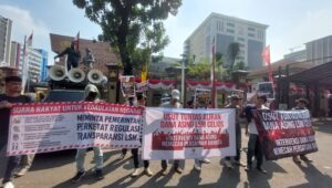 Aksi Massa Pertasib Soroti Celios